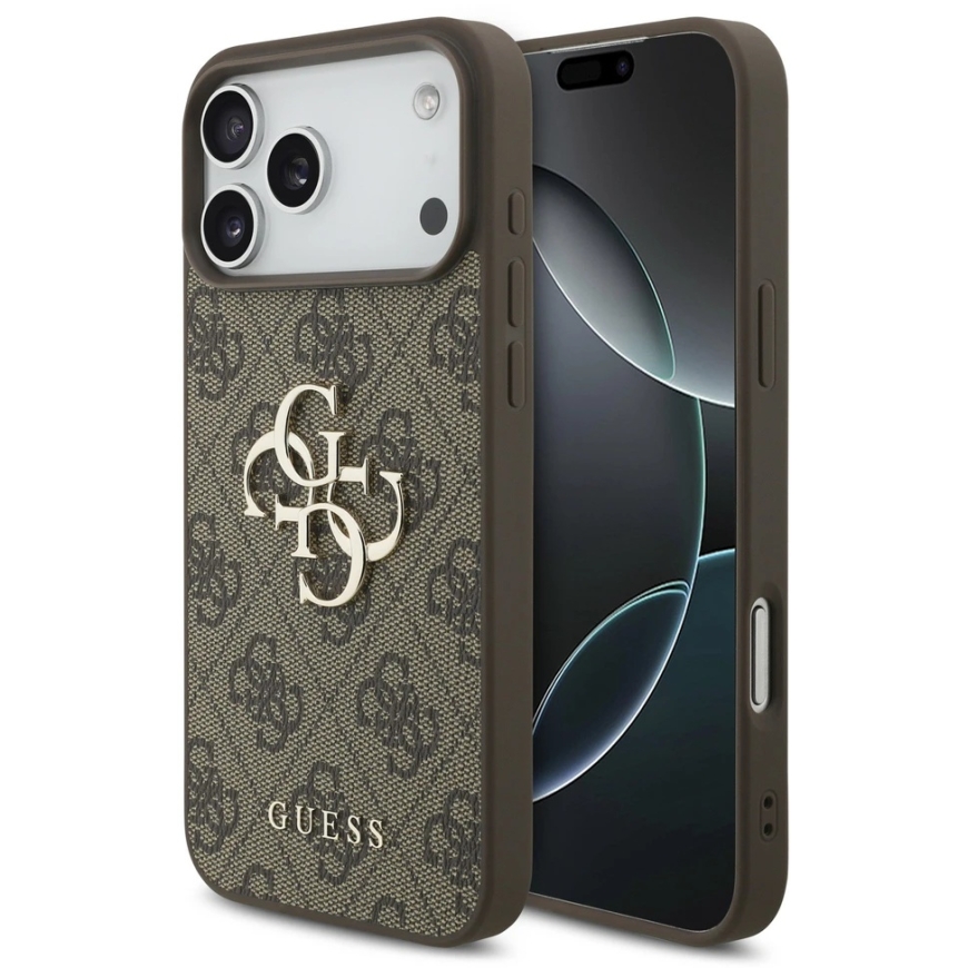 Чехол Guess 4G Big Logo для iPhone 17 Pro / 18 Pro – Коричневый