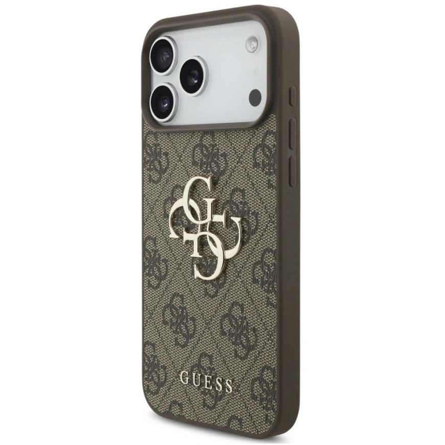Guess 4G Big Logo Case for iPhone 17 Pro / 18 Pro – Brown – 3
