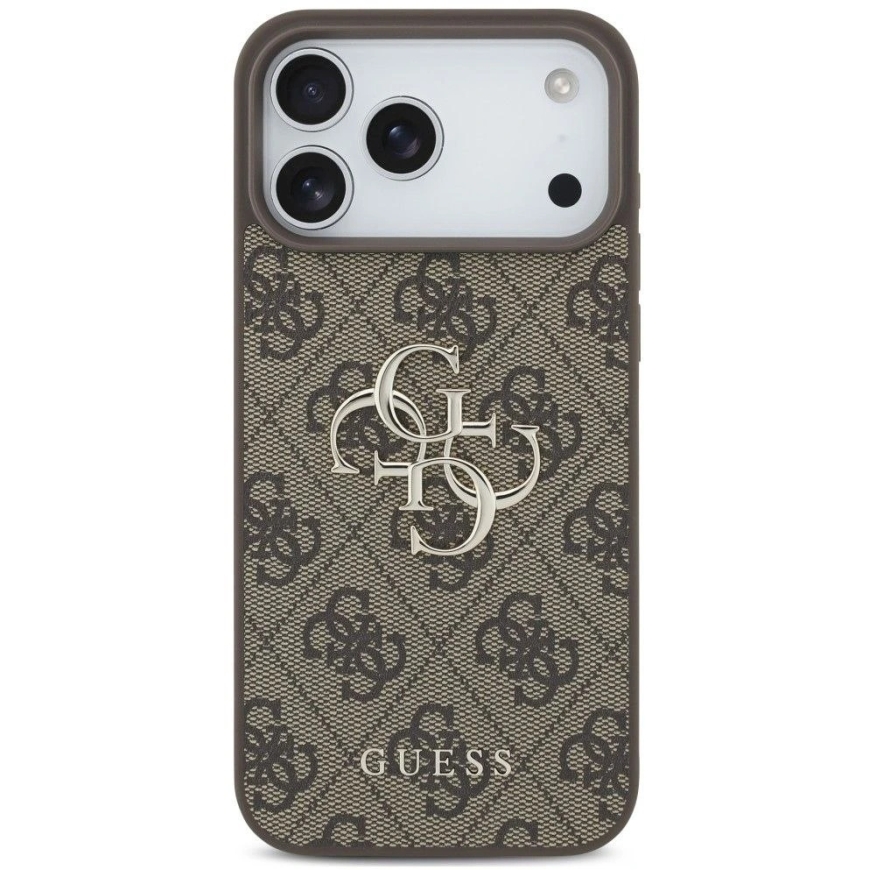 Guess 4G Big Logo kate iPhone 17 Pro / 18 Pro jaoks – Pruun – 4