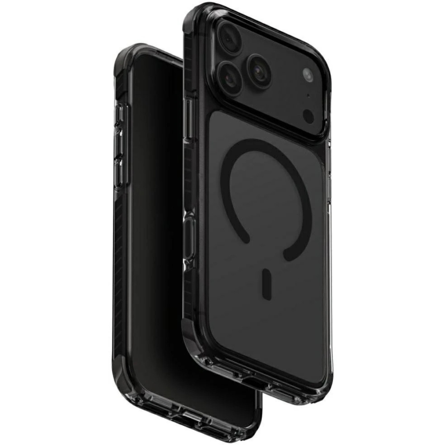 UNIQ Combat korpus iPhone 18 Pro Max / 17 Pro Max jaoks, koos Magclick Charging funktsiooniga, must