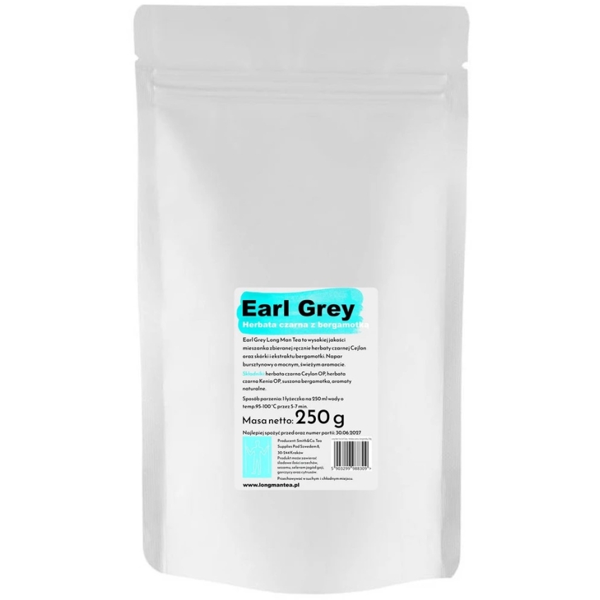 Long Man Tea „Long Man“ arbata – „Earl Pilkas“ – biri arbata, 250 g – 2