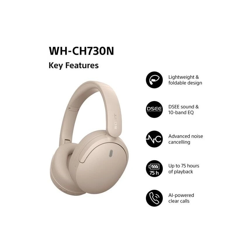 Sony WH-CH730N Bežinė – 2