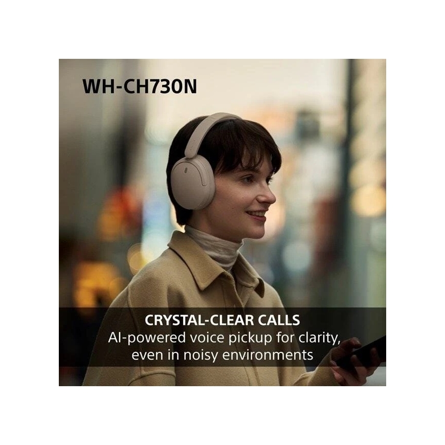 Sony WH-CH730N Бежевый – 3