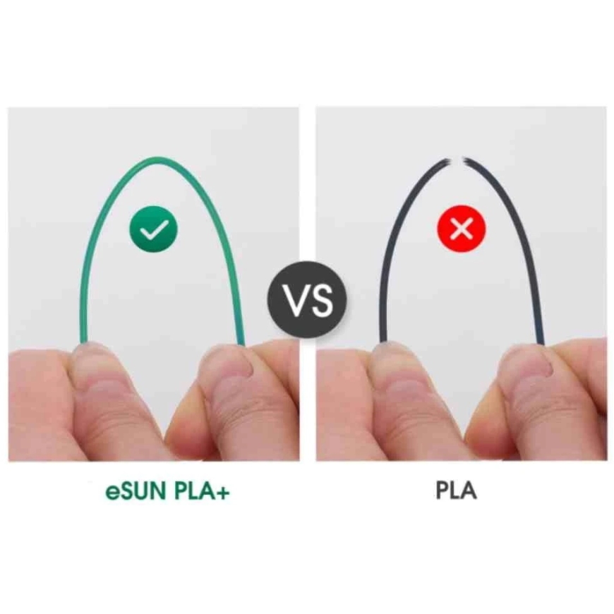 eSUN PLA+ plastmass 1.75 mm 1kg – Roheline värv – 3