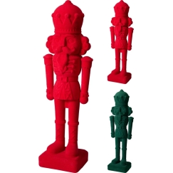 Unknown Velvet Christmas Decoration Velvet Nutcracker. 62 cm