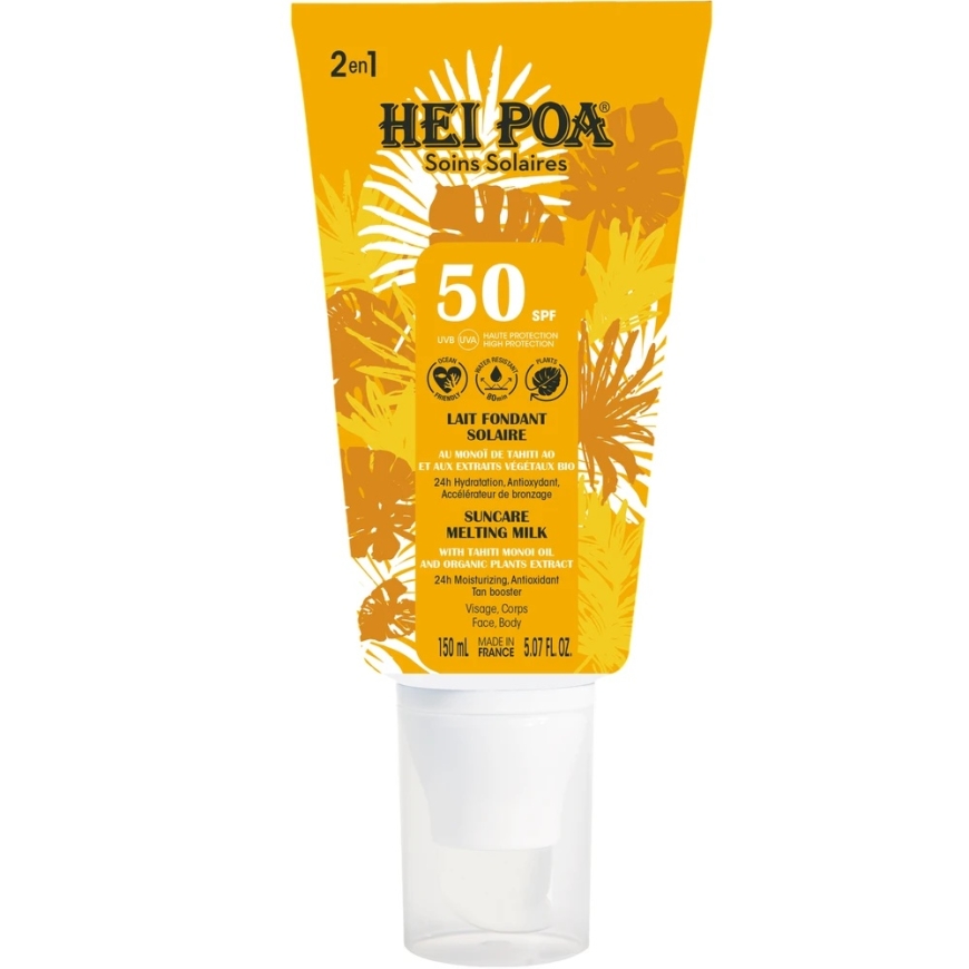 Hei Poa Suncare Auringolta suojaava Aurinkovoide SPF 50, 150 ml