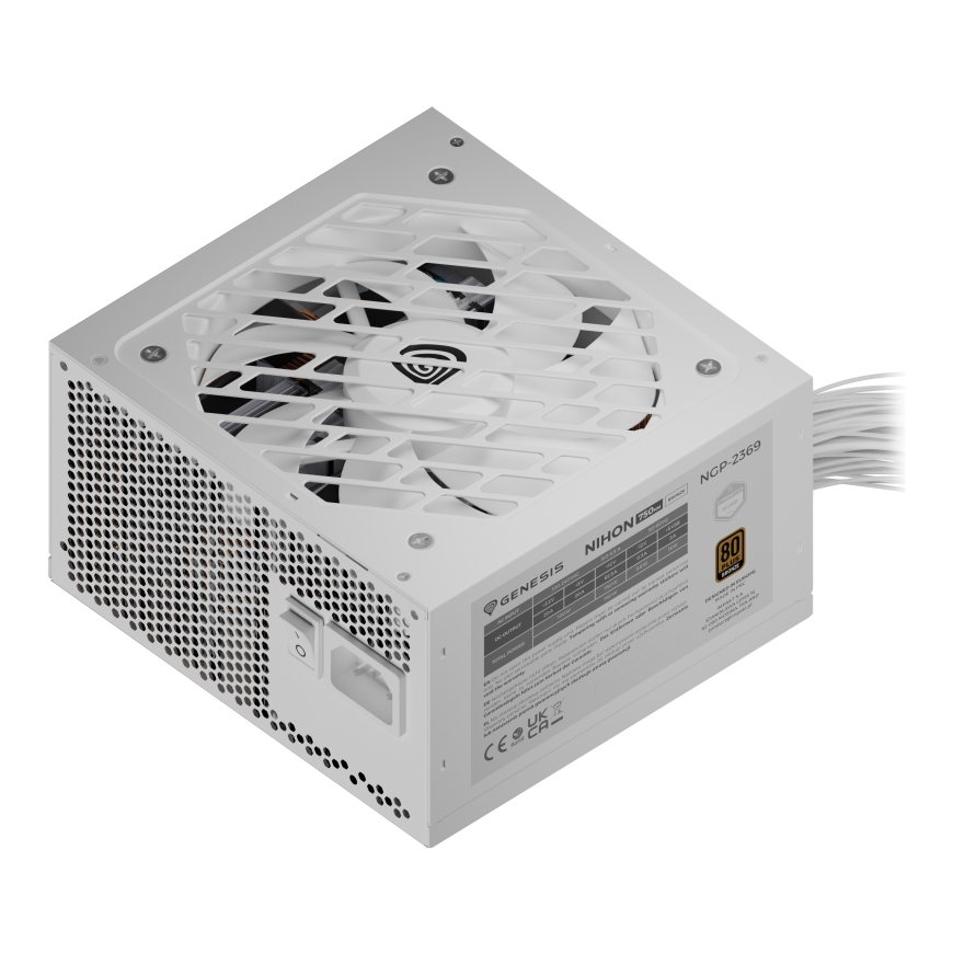 GENESIS Nihon 750NM virtalähdeyksikkö 750 W 20+4 pin ATX ATX Musta