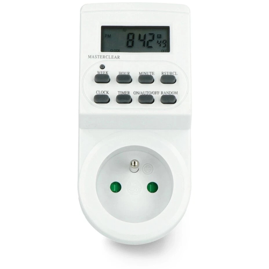 Digitaalinen Ajastin - DPM DT03, Valkoinen – 3
