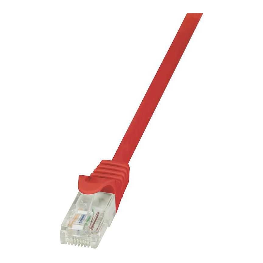 LogiLink 5m Cat.6 U/UTP võrgukaabel Punane Cat6 U/UTP (UTP)