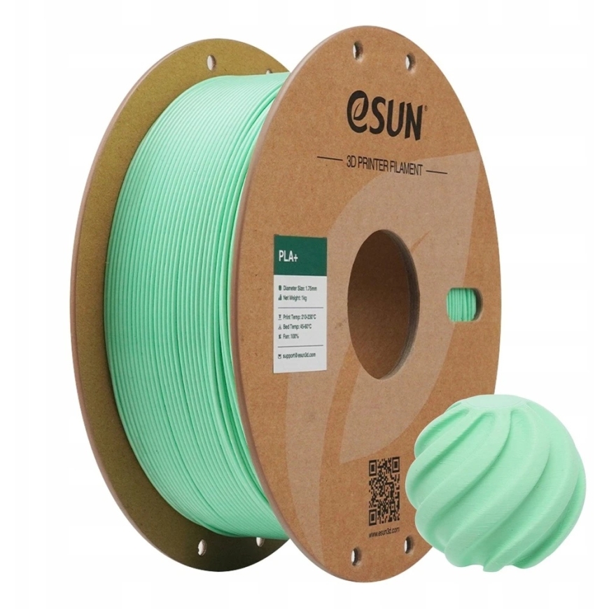 eSUN PLA+ muovi 1,75 mm 1 kg – Mintunvihreä – 3