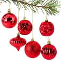 Edelman Decorative Plastic Bomb 40pcs 6cm Red Mica Edelman Decorative Plastic Bomb 40pcs 6cm Red Mica
