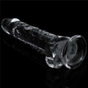 LoveToy Beztrūkstošs Caurspīdīgs Dildo 7.5'' LoveToy Beztrūkstošs Caurspīdīgs Dildo 7.5''
