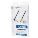 LogiLink 3.5mm - 3.5mm 1m audio cable Blue LogiLink 3.5mm - 3.5mm 1m audio cable Blue