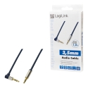 LogiLink 3.5mm - 3.5mm 1m audio cable Blue LogiLink 3.5mm - 3.5mm 1m audio cable Blue