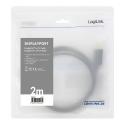 LogiLink CV0130 video cable adapter 1 m DisplayPort DVI Black LogiLink CV0130 video cable adapter 1 m DisplayPort DVI Black