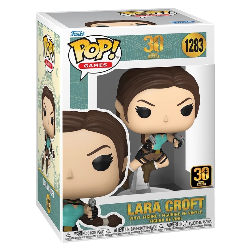 FUNKO POP! Vinyl Figure: Tomb Raider - Lara Croft (30th Anniversary), 10.7 cm