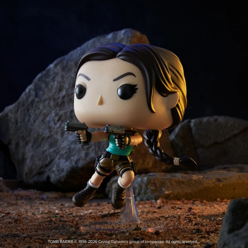 FUNKO POP! Vinyylifiguuri: Tomb Raider - Lara Croft (30-vuotisjuhla), 10,7 cm – 3