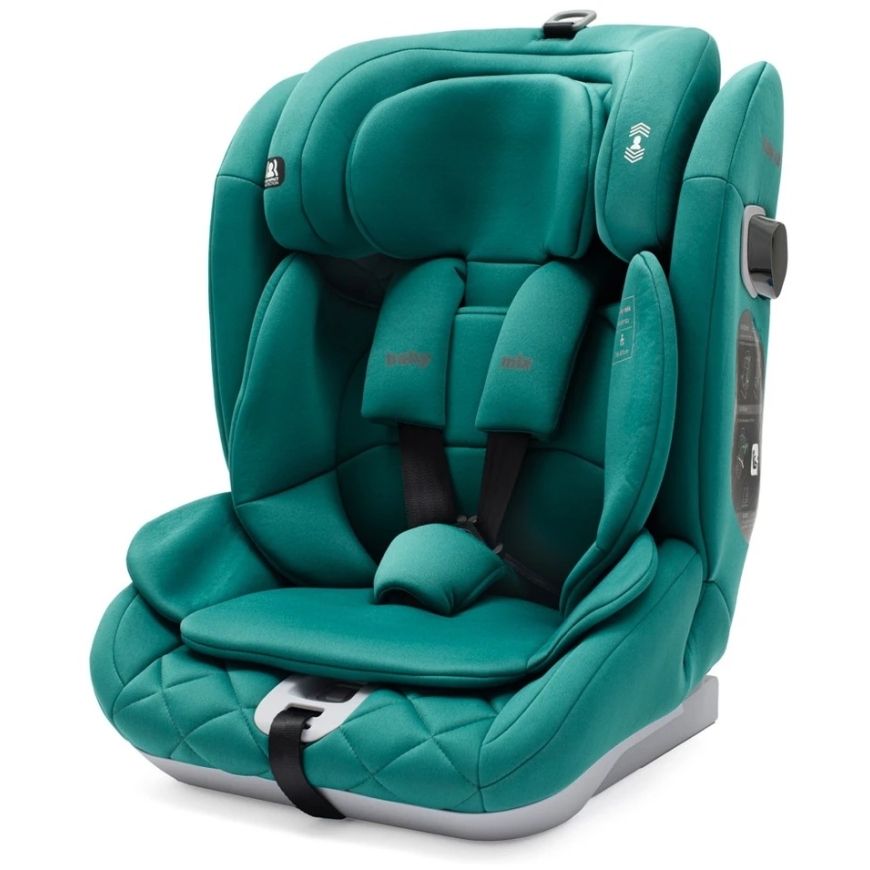 Automašīnas sēdeklis BABY MIX HERO PRO I-SIZE 2026 smaragda krāsā – 3