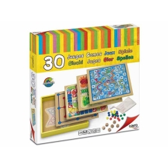 Cayro 30 Games Table Game (31 x 31 x 5.5 cm) Wood
