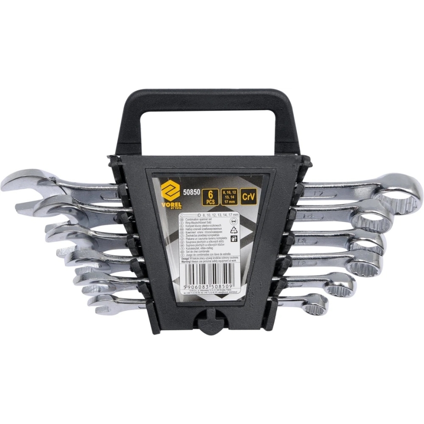 Vorel None Combination Wrench Set, 6 Pieces, 8–17 mm – 2