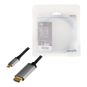 LogiLink CUA0101 cable gender changer USB 3.2 Gen1 Type-C HDMI-A Black, Grey LogiLink CUA0101 cable gender changer USB 3.2 Gen1 Type-C HDMI-A Black, Grey