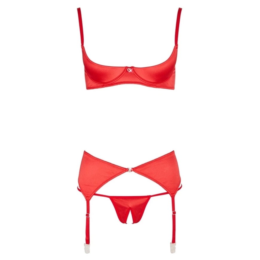 Cottelli Red Bra Set 80C/M – 4
