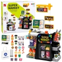Lean Toys Supermarket ar kases aparātu 65 gab. Lean Toys Supermarket ar kases aparātu 65 gab.