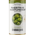 Rohelised oliivid kividega MAESTROS ACEITUNEROS, õlis ja maitseainetes, 350 g/185 g