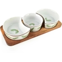 Mondex Since 1986 MODERN KITCHEN Laud kolme kausiga 8,5x42x/11x9,5x3,5cm (26,5x11x1,2cm) 2x150ml+1x120ml rosmariin Mondex Since 1986 MODERN KITCHEN Laud kolme kausiga 8,5x42x/11x9,5x3,5cm (26,5x11x1,2cm) 2x150ml+1x120ml rosmariin