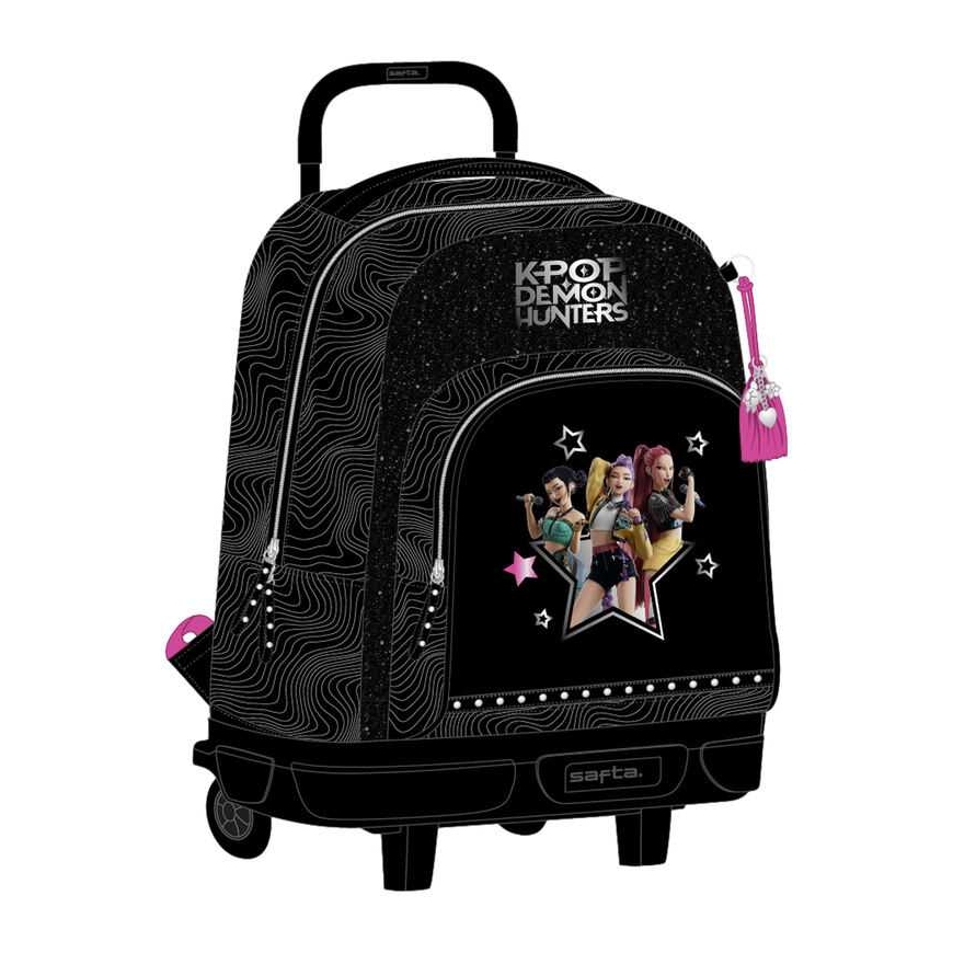 Ceļojuma rati Safta Demon Hunters Kpop Energy kompakti 45 cm