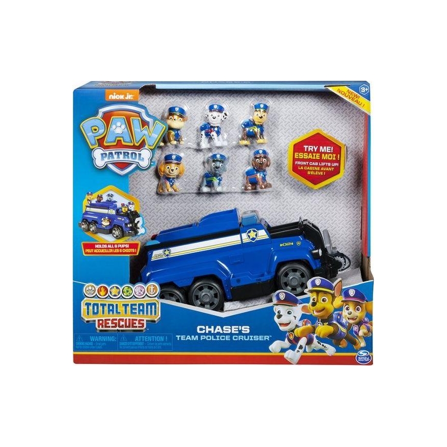 Spin Master PAW Patrol Total Team Rescue Vehicle - Chase žaislinė transporto priemonė