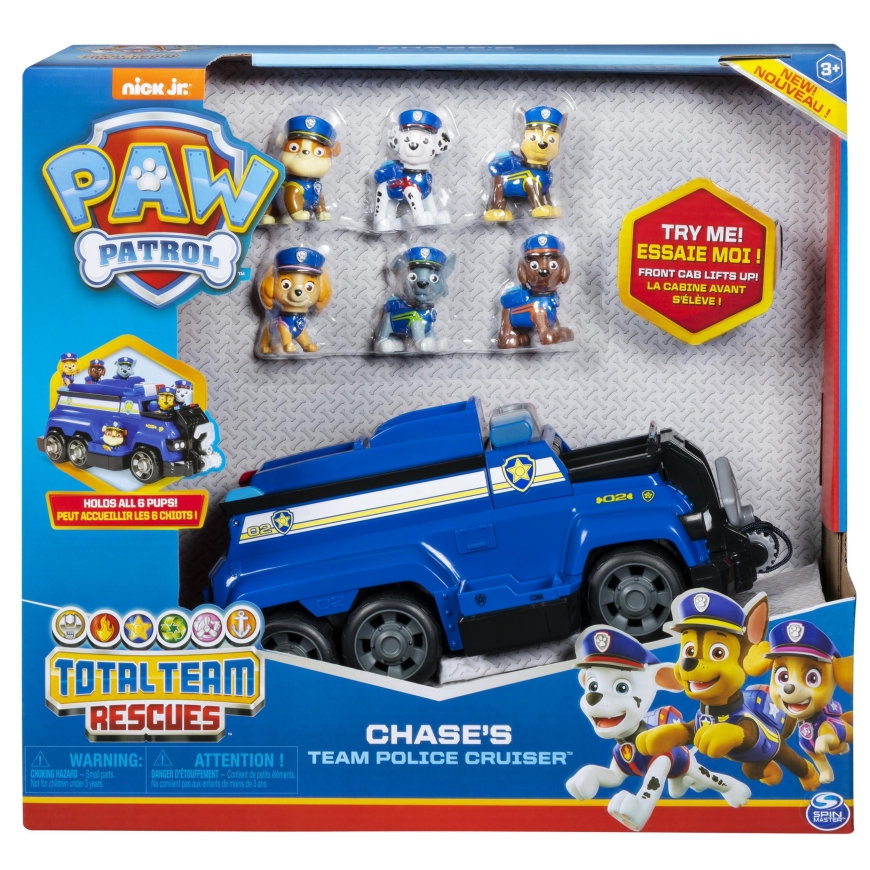 Spin Master PAW Patrol Total Team Rescue Vehicle - Chase leikkiauto – 2