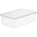 Kaste ar vāku apaviem Plast Team 34x19x11cm Caurspīdīga Kaste ar vāku apaviem Plast Team 34x19x11cm Caurspīdīga
