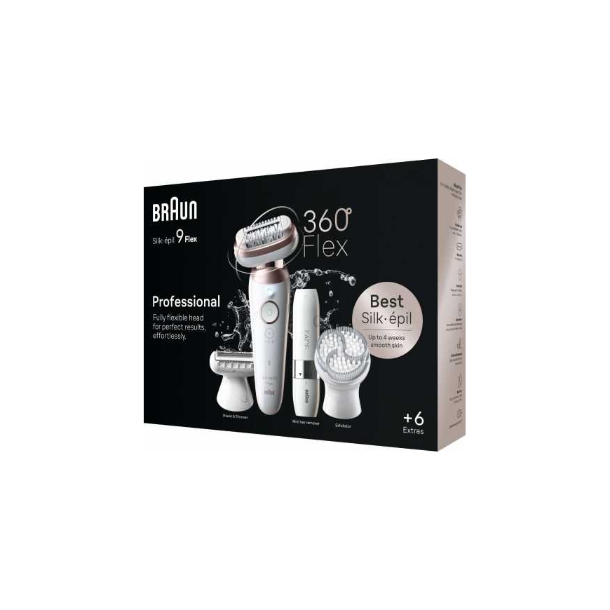 SES9-060 3D Braun Silk•épil 9 Flex Epiliatorius – 3