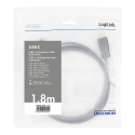 LogiLink UA0335 видео кабель адаптер 1,8 m USB Type-C DisplayPort Черный LogiLink UA0335 видео кабель адаптер 1,8 m USB Type-C DisplayPort Черный