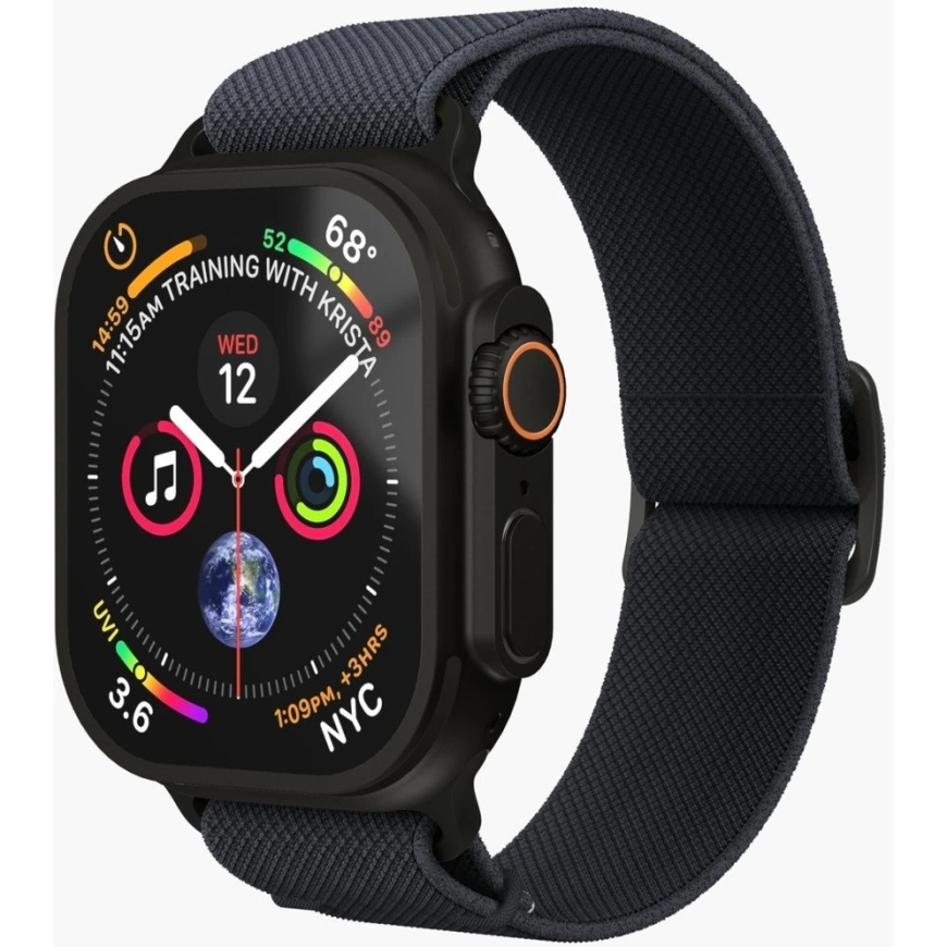 Vonmählen Classic Nylon Loop 40, 41, 42mm One Size, Navy Juodas