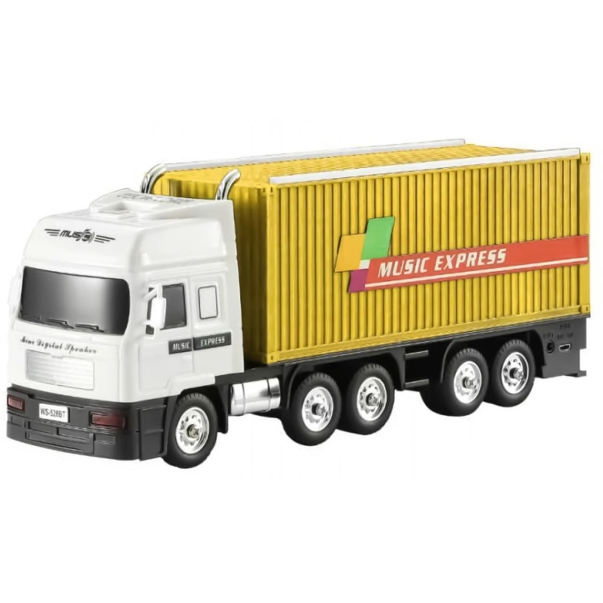LTC Retro „Bluetooth“ kõlar WS-528 „Kohver“, 10 W, FM raadio, USB, TF, LED ekraan, 1500 mAh aku, kollane – 2