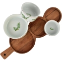 Mondex Since 1986 MODERN KITCHEN Lautanen 3 Kulholla 11x3,5 8,5x4 7x7,3cm (35x12x1,2cm) rosmariini Mondex Since 1986 MODERN KITCHEN Lautanen 3 Kulholla 11x3,5 8,5x4 7x7,3cm (35x12x1,2cm) rosmariini