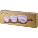 Mondex Since 1986 MODERN KITCHEN Deska su 3 miskami 11x3,5 8,5x4 7x7,3cm (35x12x1,2cm) rozmaryn Mondex Since 1986 MODERN KITCHEN Deska su 3 miskami 11x3,5 8,5x4 7x7,3cm (35x12x1,2cm) rozmaryn