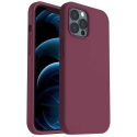 Pehme silikoninen suojakuori iPhone 15 Pro Max Bordo