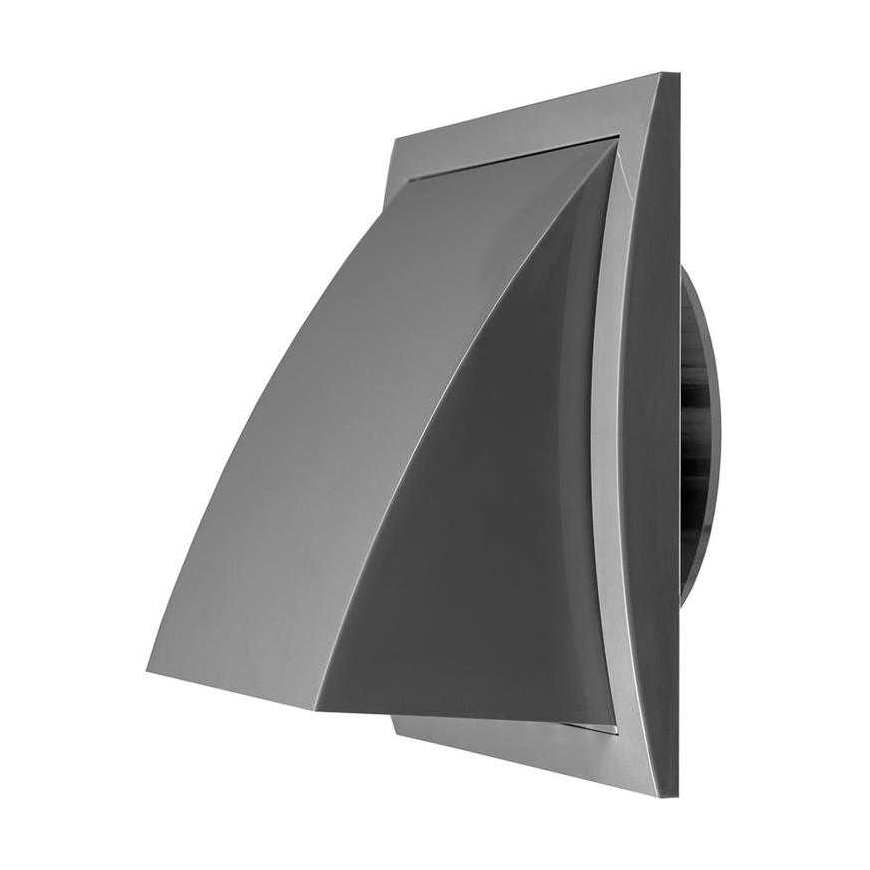 EUROPLAST VENT. GRILLE PL. 148X153MM Ø100MM GREY