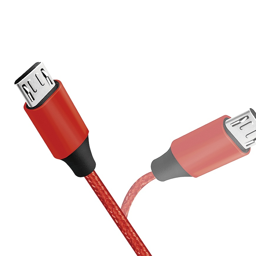 LogiLink CU0151 USB кабель USB 2.0 0,3 m USB A Micro-USB B Красный – 3