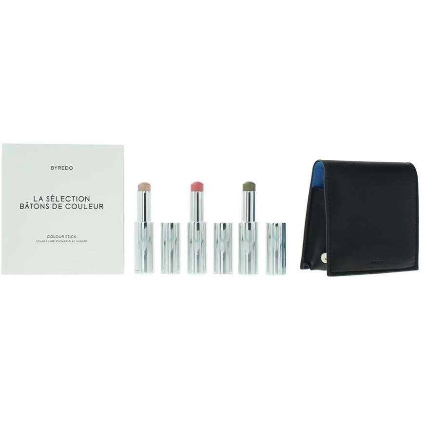Sinine Byredo komplekt: Colour Stick mitmekülgne lauvärvipliiats 509 Solar Flare 3,5 g + Colour Stick mitmekülgne lauvärvipliiat – 3
