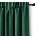 Zaļa aizkaru ar cilpām AmeliaHome 200 × 250 cm Zaļa aizkaru ar cilpām AmeliaHome 200 × 250 cm