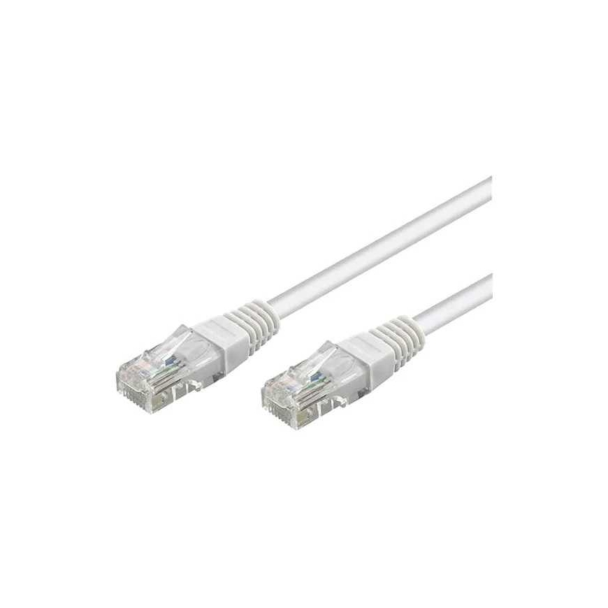 Goobay CAT 6 U/UTP PVC AWG 24/7 5m Valkoinen