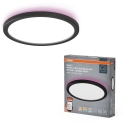 Osram 19W LED virsmas gaismas instruments SMART+ ORBIS, melns, 2700/6500K/RGB, dimmējams