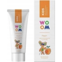 Woom Woom Lasten hammastahna 3-8-vuotiaille, persikan maku, 50 ml