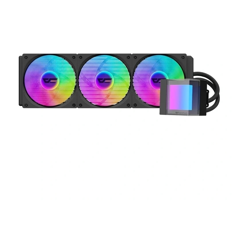 "DarkFlash CB360" ūdens dzesēts procesora dzesētājs (melns) – 3