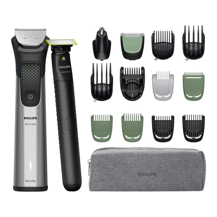 Philips MG9535/15 hiustrimmeri/-leikkuri Ruostumaton teräs 27 Litiumioni (Li-Ion)