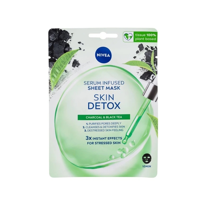 Nivea Skin Detox seerumiga lõhnav lehtmask – 3